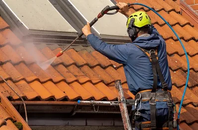 Démoussage et hydrofuge de toiture à Verclause